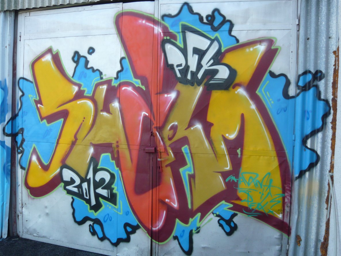 Graffiti Wall in Vranov nad Top?ou - Photo by SHARM - Sharm (2012)