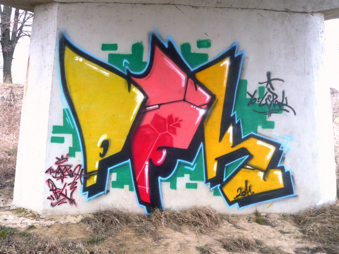 Graffiti Bombing - Photo by SHARM (2011)