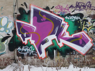 Graffiti Bombing - Photo by SHARM - PFK (2010)