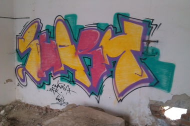 Graffiti Bombing - Photo by SHARM (2014)