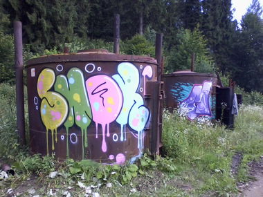 Graffiti Wall in Poland - Photo by SHC