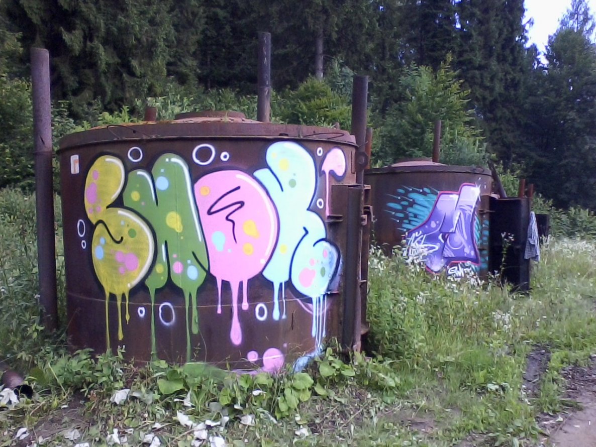 Graffiti Wall in Poland - Photo by SHC