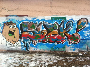 Graffiti Wall - Photo by SHEKOS