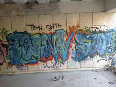 Graffiti Bombing - Photo by SHTO_ONE