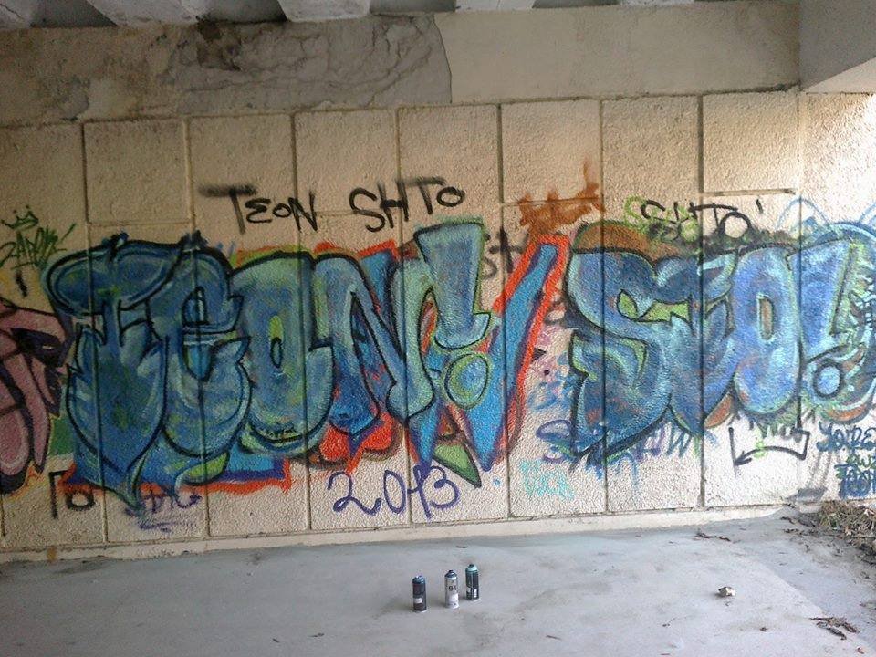 Graffiti Bombing - Photo by SHTO_ONE