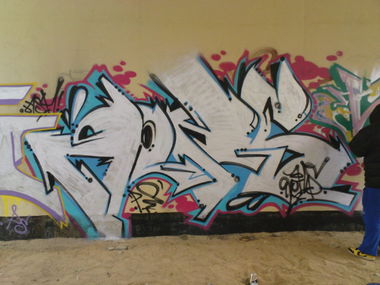 Graffiti Bombing - Photo by SHor86