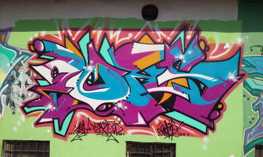 Graffiti Wall in P?vilostas novads - Photo by SHor86