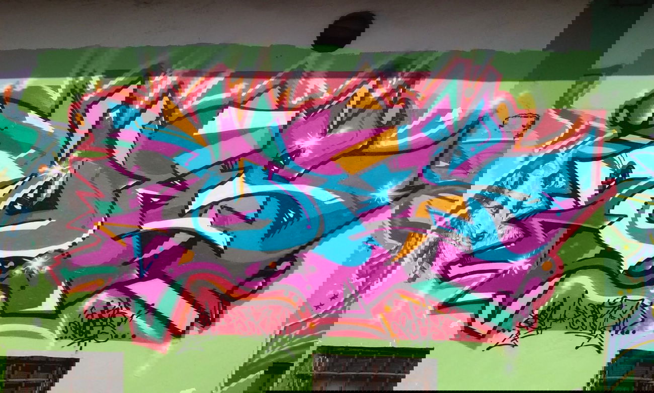 Graffiti Wall in P?vilostas novads - Photo by SHor86