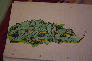 Graffiti Sketch in Leipzig - Photo by SICKDANK - Sick, Dank, Sketch (2013)