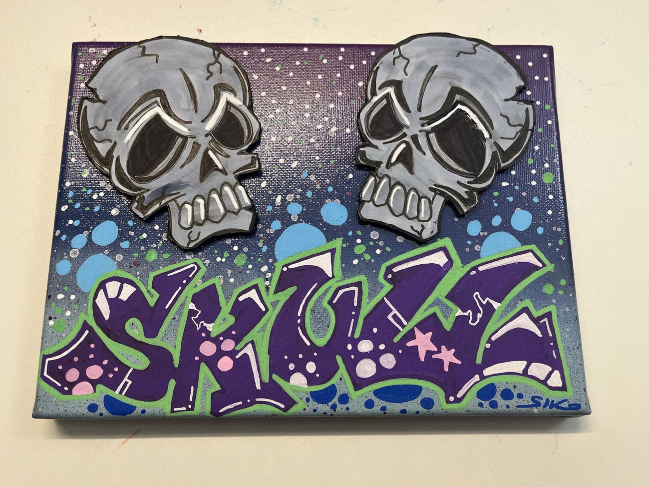 Graffiti Sketch - Photo by SIK - SIKPoscamarkerSkull (2023)