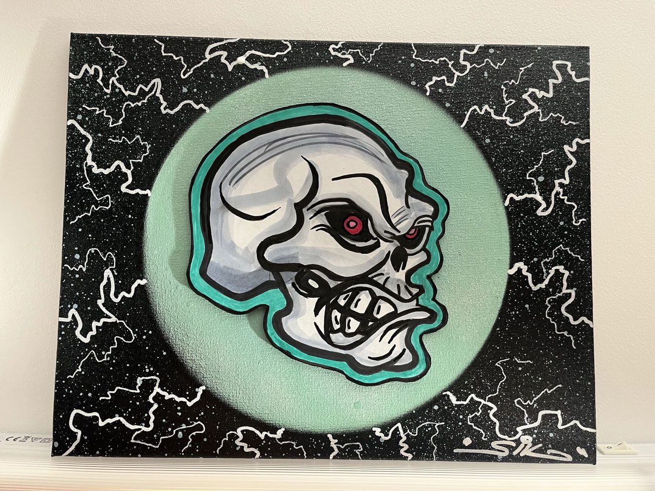 Graffiti Sketch - Photo by SIK - SIKPoscamarkerSkull (2023)