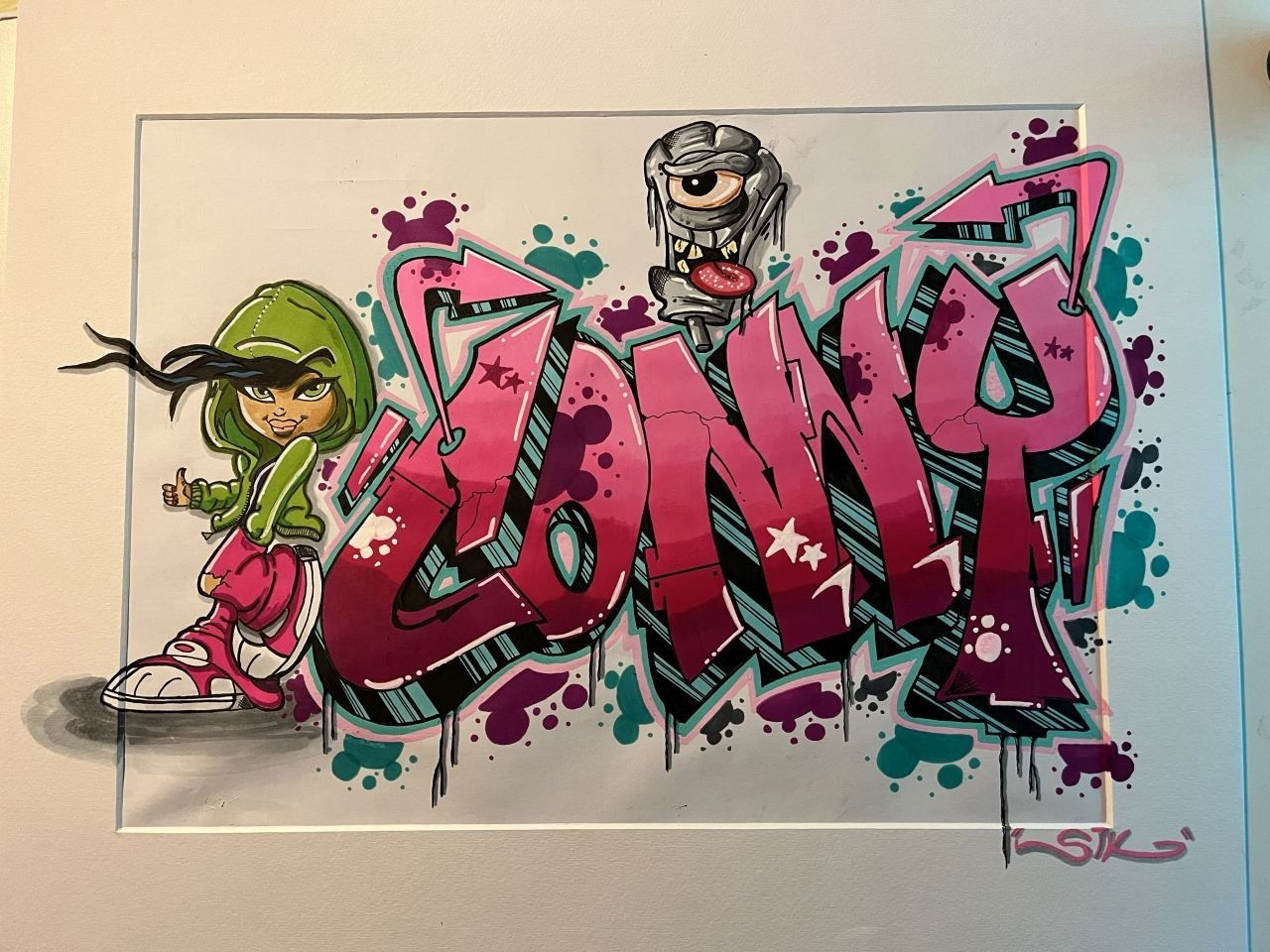 Graffiti Sketch in Deutschland - Photo by SIK - connysikstylefilemarker (2023)