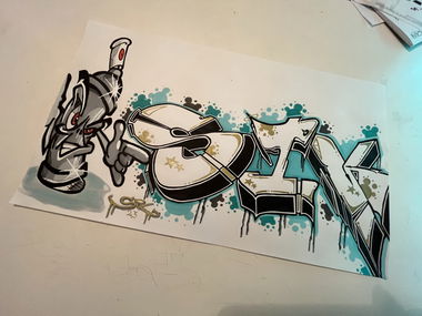 Graffiti Sketch in Deutschland - Photo by SIK - cansikstylefilemarker (2023)