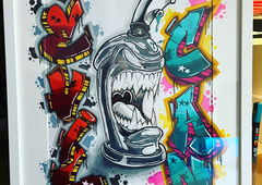 Graffiti Wall - Photo by SIK - evilcansikstylefilemarker (2023)