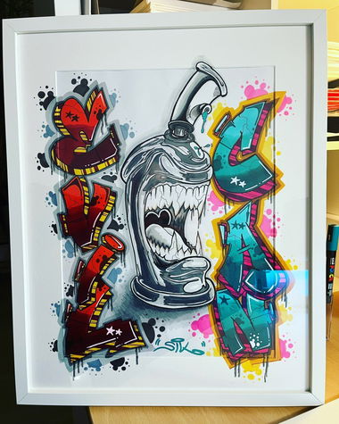 Graffiti Wall - Photo by SIK - evilcansikstylefilemarker (2023)