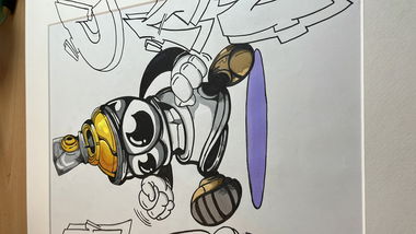 Graffiti Sketch in Deutschland - Photo by SIK - happycansikstylefilemarker (2023)