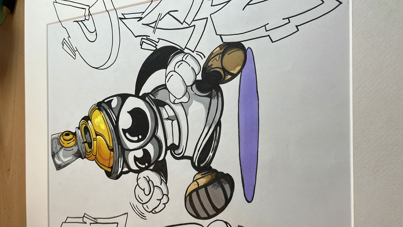 Graffiti Sketch in Deutschland - Photo by SIK - happycansikstylefilemarker (2023)