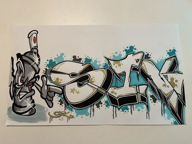 Graffiti Sketch in Deutschland - Photo by SIK - cansikstylefilemarker (2023)