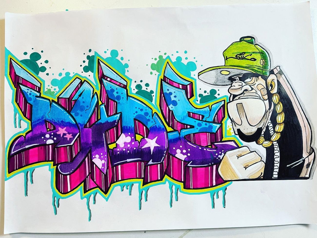 Graffiti Sketch in Deutschland - Photo by SIK - Dude (2023)