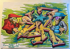 Graffiti Sketch - Photo by SIK (2023)