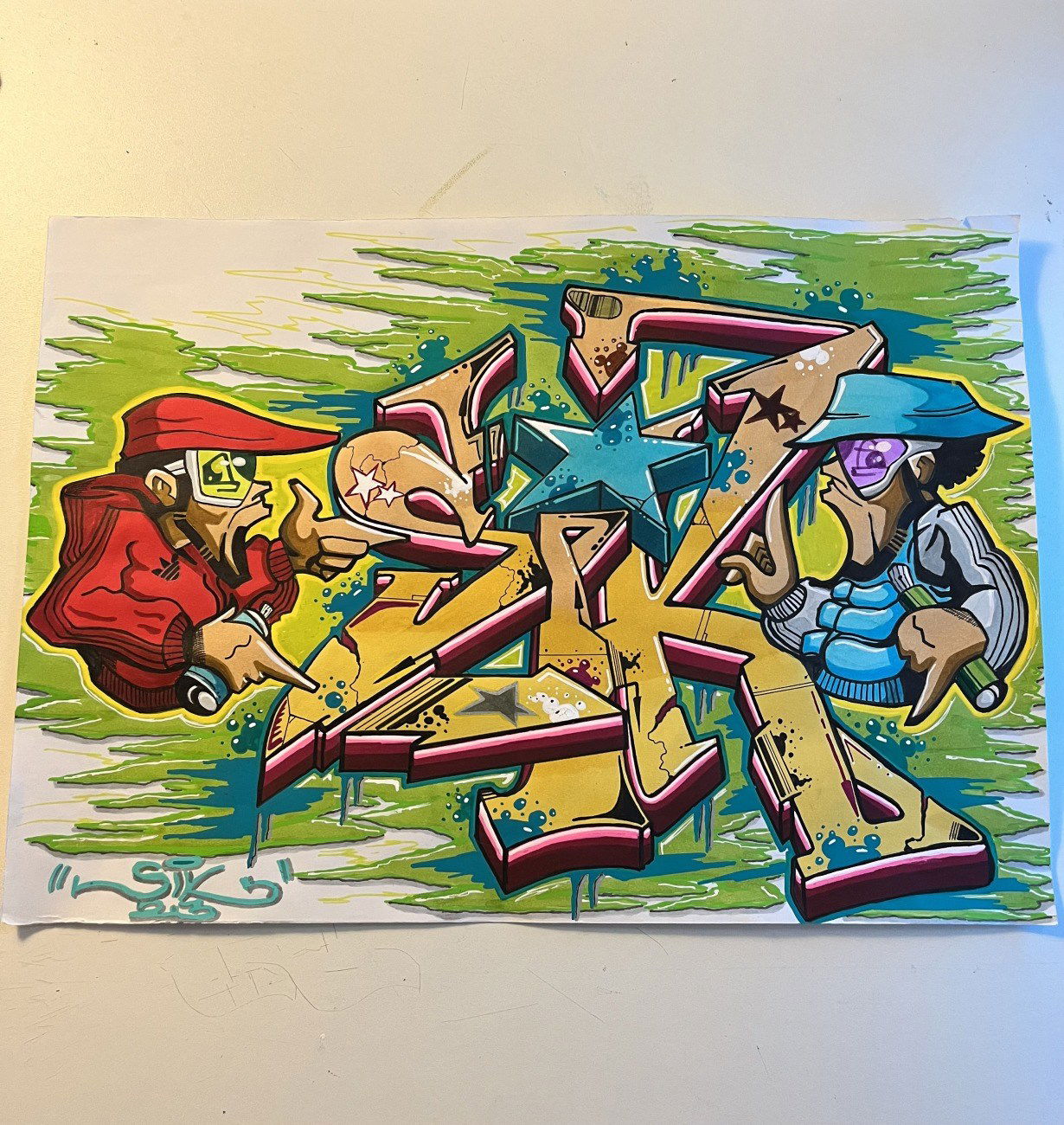 Graffiti Sketch - Photo by SIK (2023)