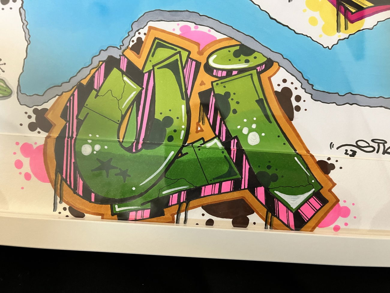 Graffiti Sketch in Deutschland - Photo by SIK - formenterasikstylefilemarker (2023)