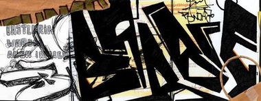Graffiti Sketch - Photo by SIRUP - collage, bb
