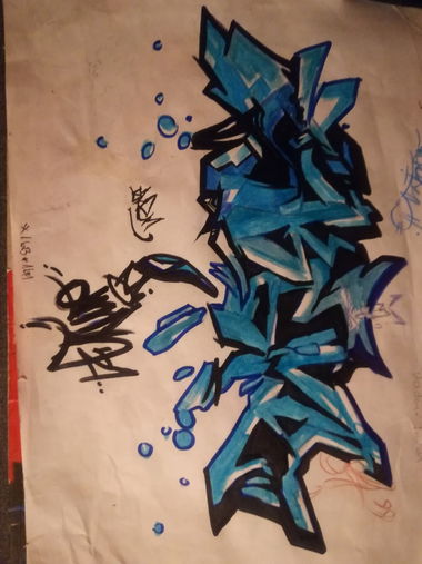 Graffiti Sketch - Photo by SKEN21 (2019)