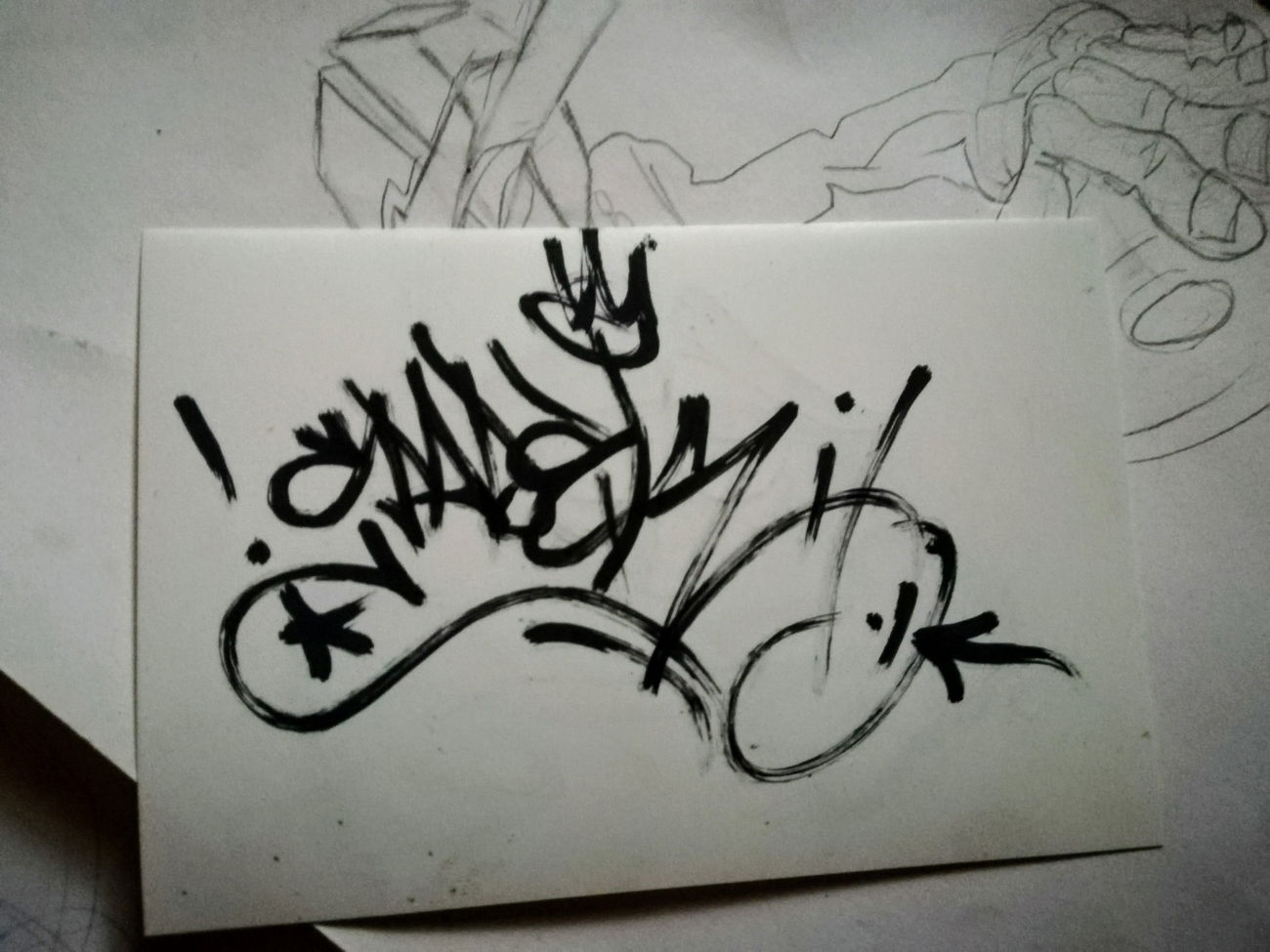 Graffiti Sketch - Photo by SKEN21 (2019)