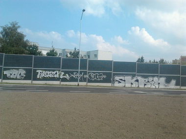 Graffiti Bombing - Photo by SKRKuRWo