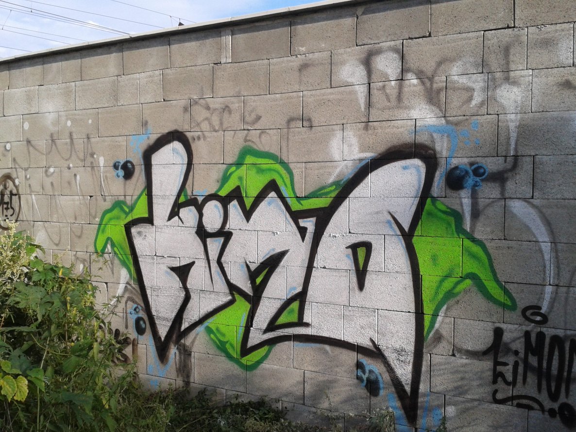 Graffiti Wall in Kosice - Photo by SKYMORENY