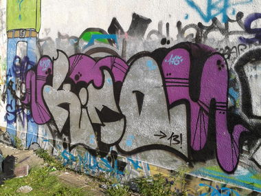 Graffiti Wall in Kosice - Photo by SKYMORENY