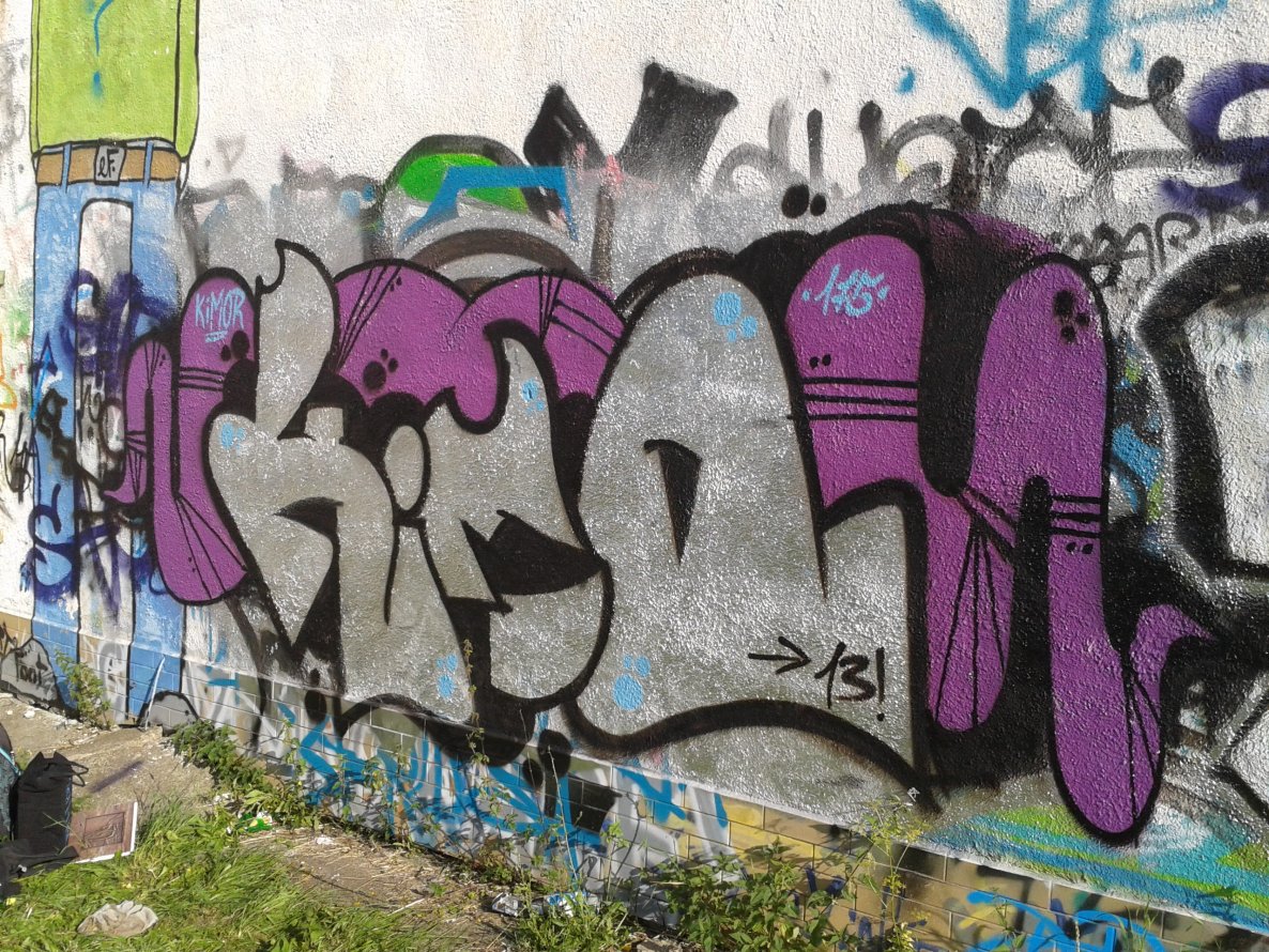 Graffiti Wall in Kosice - Photo by SKYMORENY