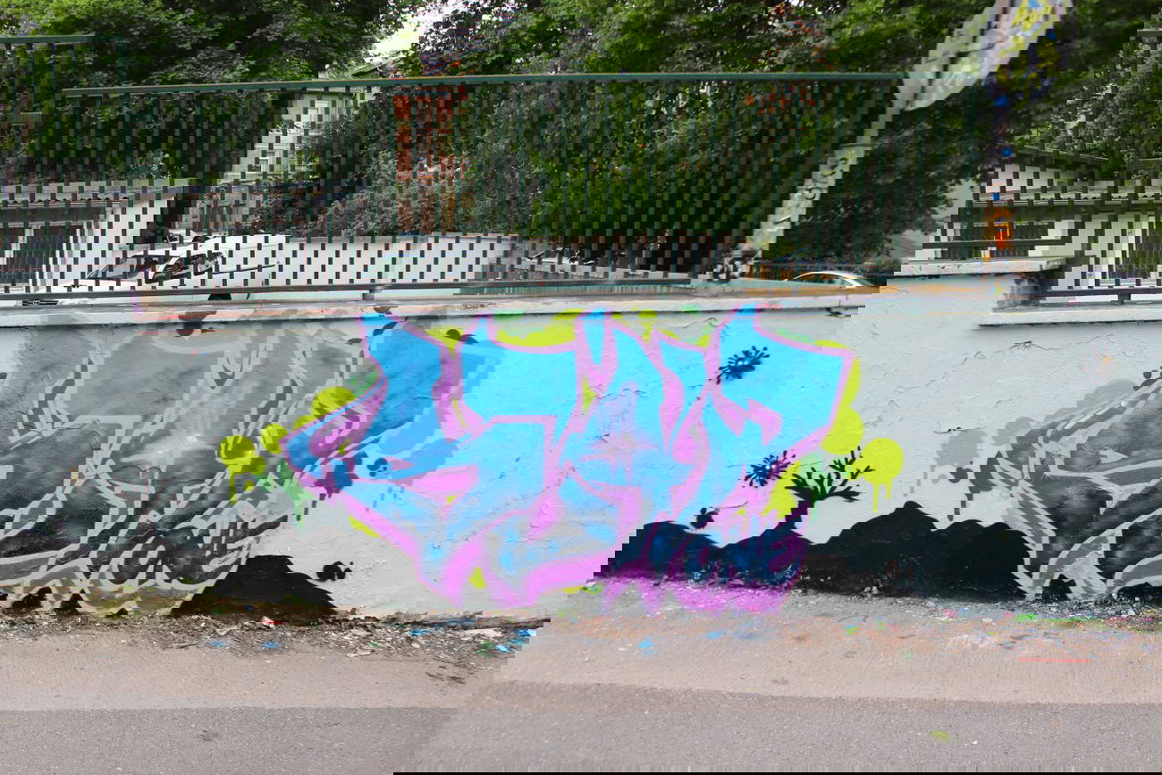 Graffiti Bombing - Photo by SLAP