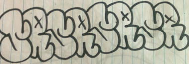 Graffiti Sketch - Photo by SLIVR