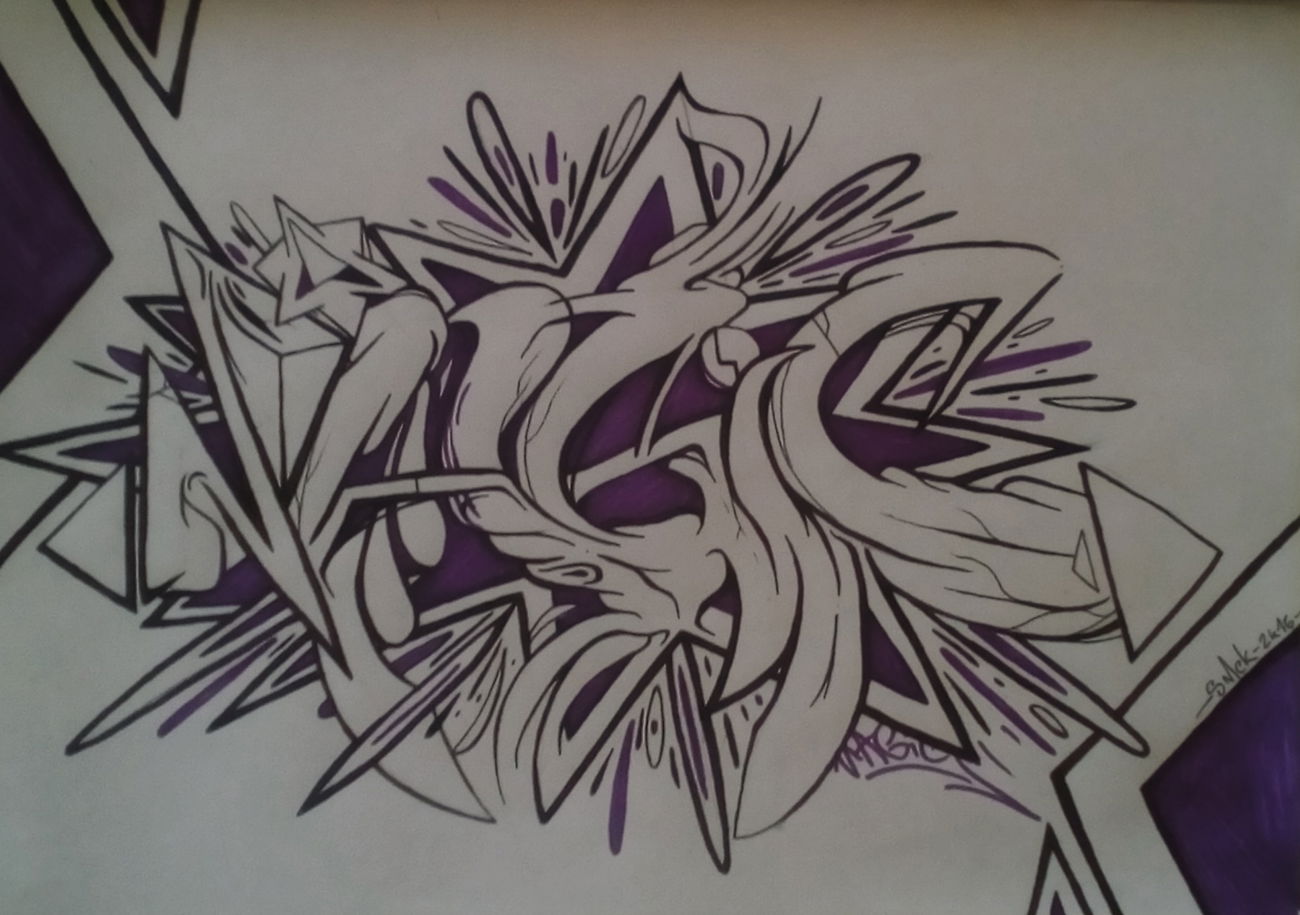 Graffiti Sketch - Photo by SMCK (2016)