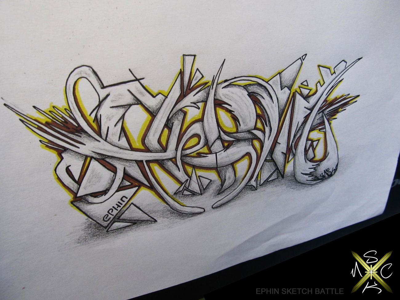 Graffiti Sketch - Photo by SMCK (2016)