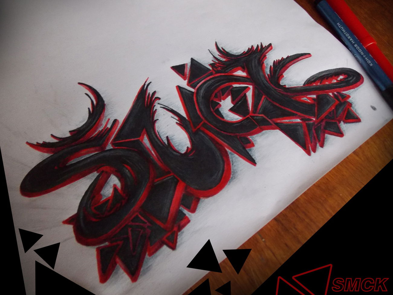 Graffiti Sketch - Photo by SMCK - smck, graffiti, black (2016)