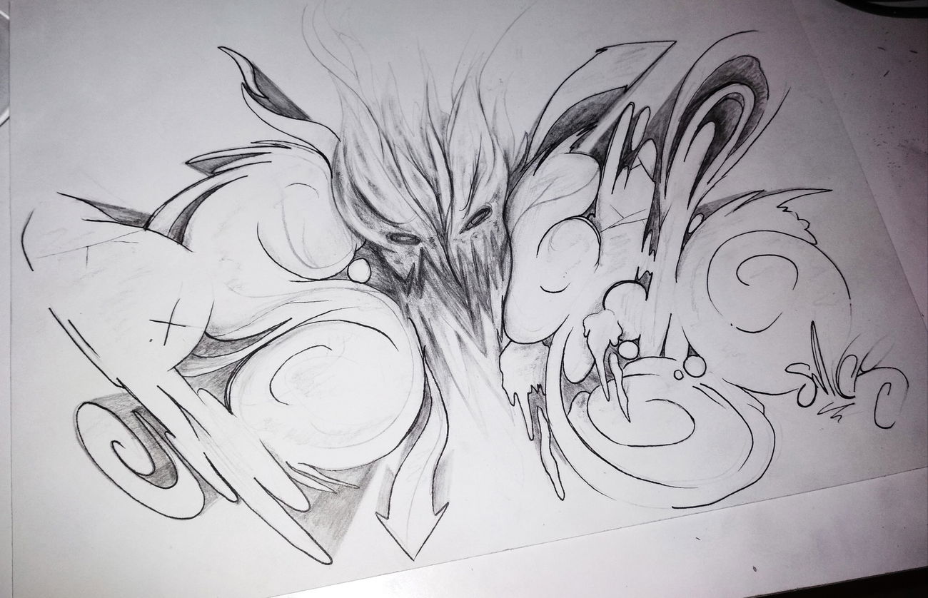 Graffiti Wall - Photo by SMCK - graffiti, graffitiart, sketch (2018)