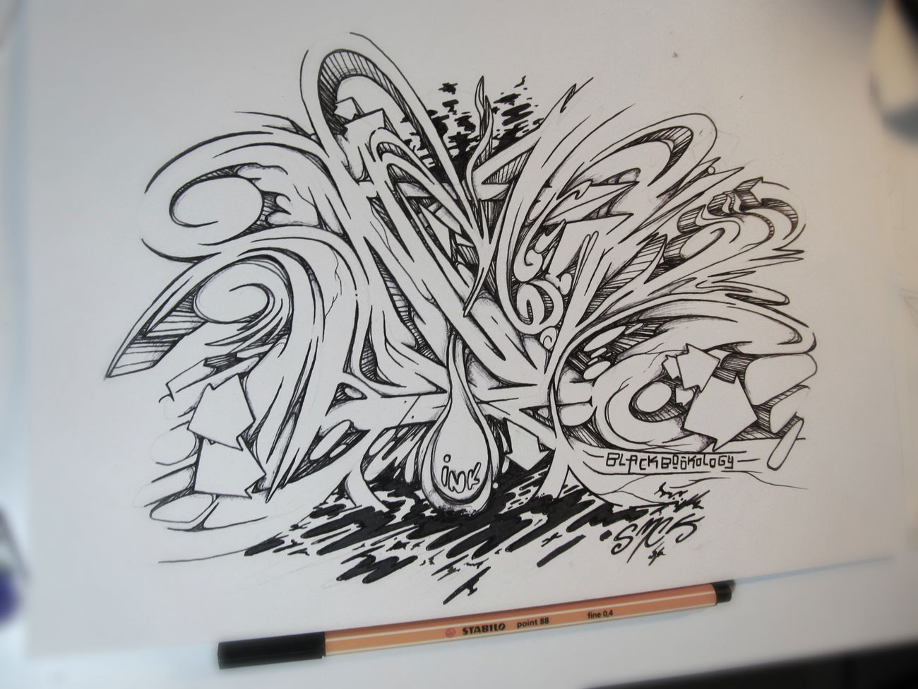 Graffiti Sketch - Photo by SMCK - graffiti, graffitiart, sketch (2018)