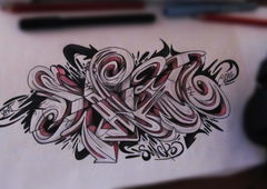 Graffiti Sketch - Photo by SMCK - SMCK, graffiti, sketch (2017)