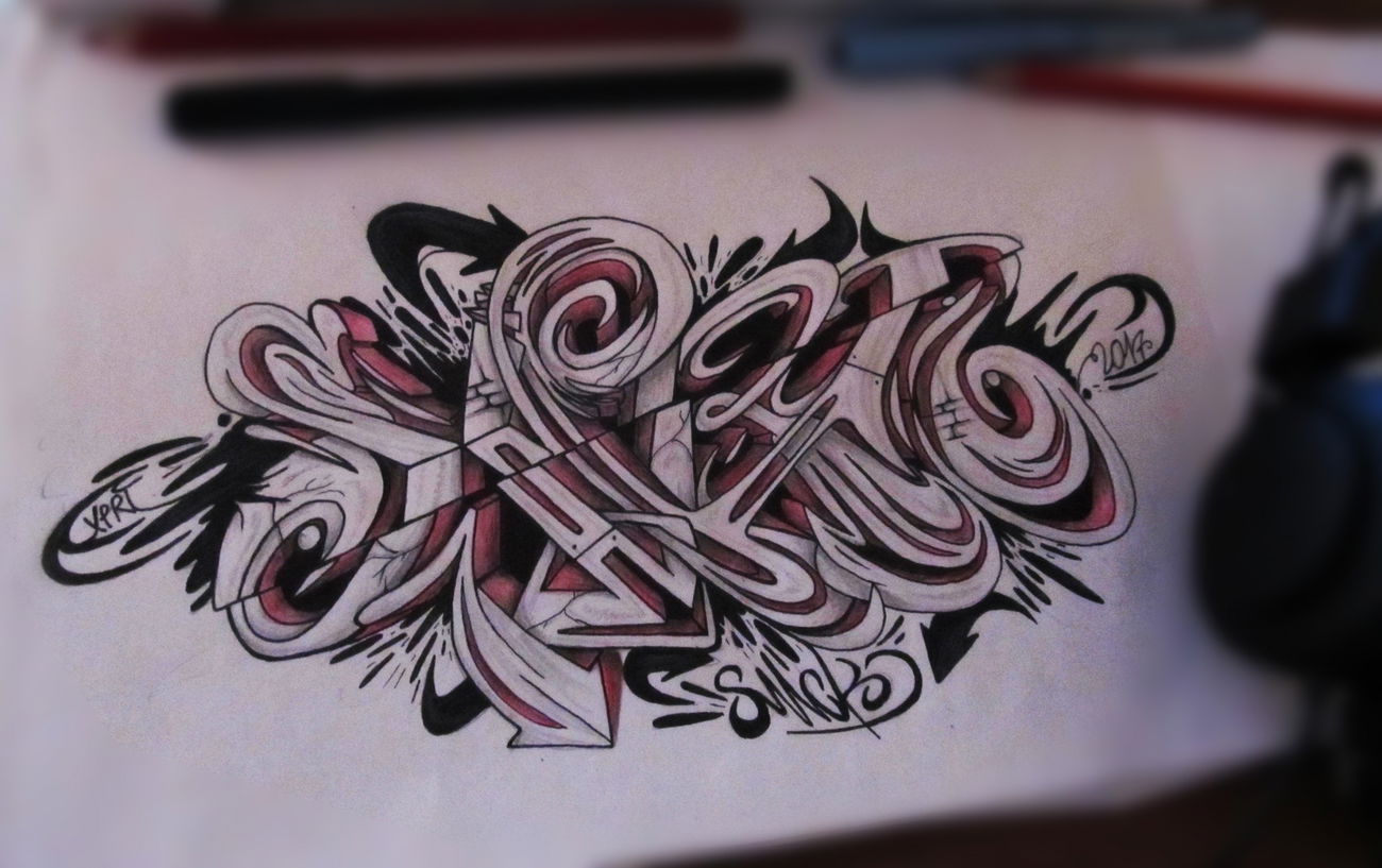 Graffiti Sketch - Photo by SMCK - SMCK, graffiti, sketch (2017)