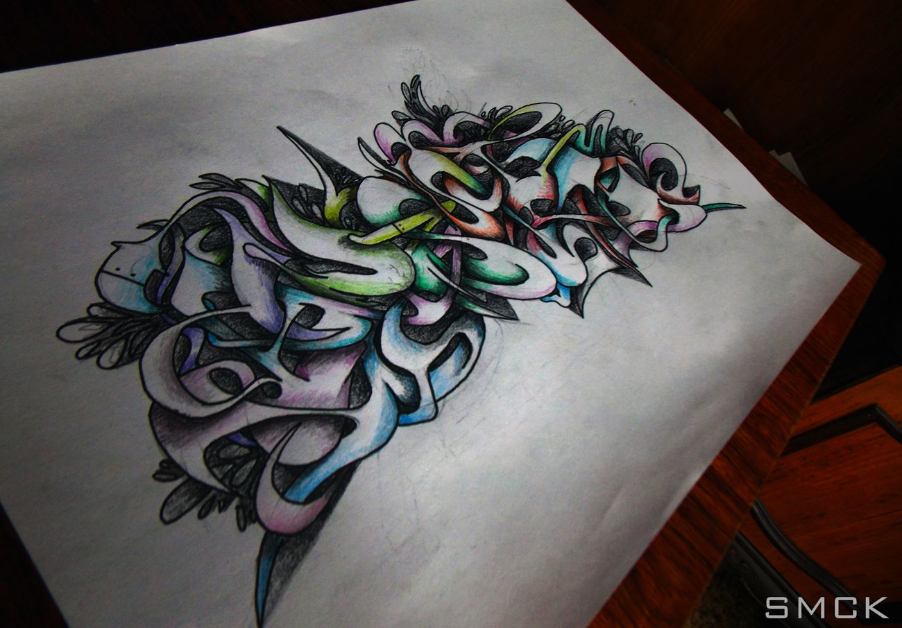 Graffiti Sketch - Photo by SMCK - graffiti, sketch, drawing (2014)