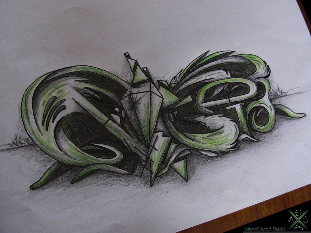Graffiti Sketch - Photo by SMCK - nice, graffiti, sketch (2016)