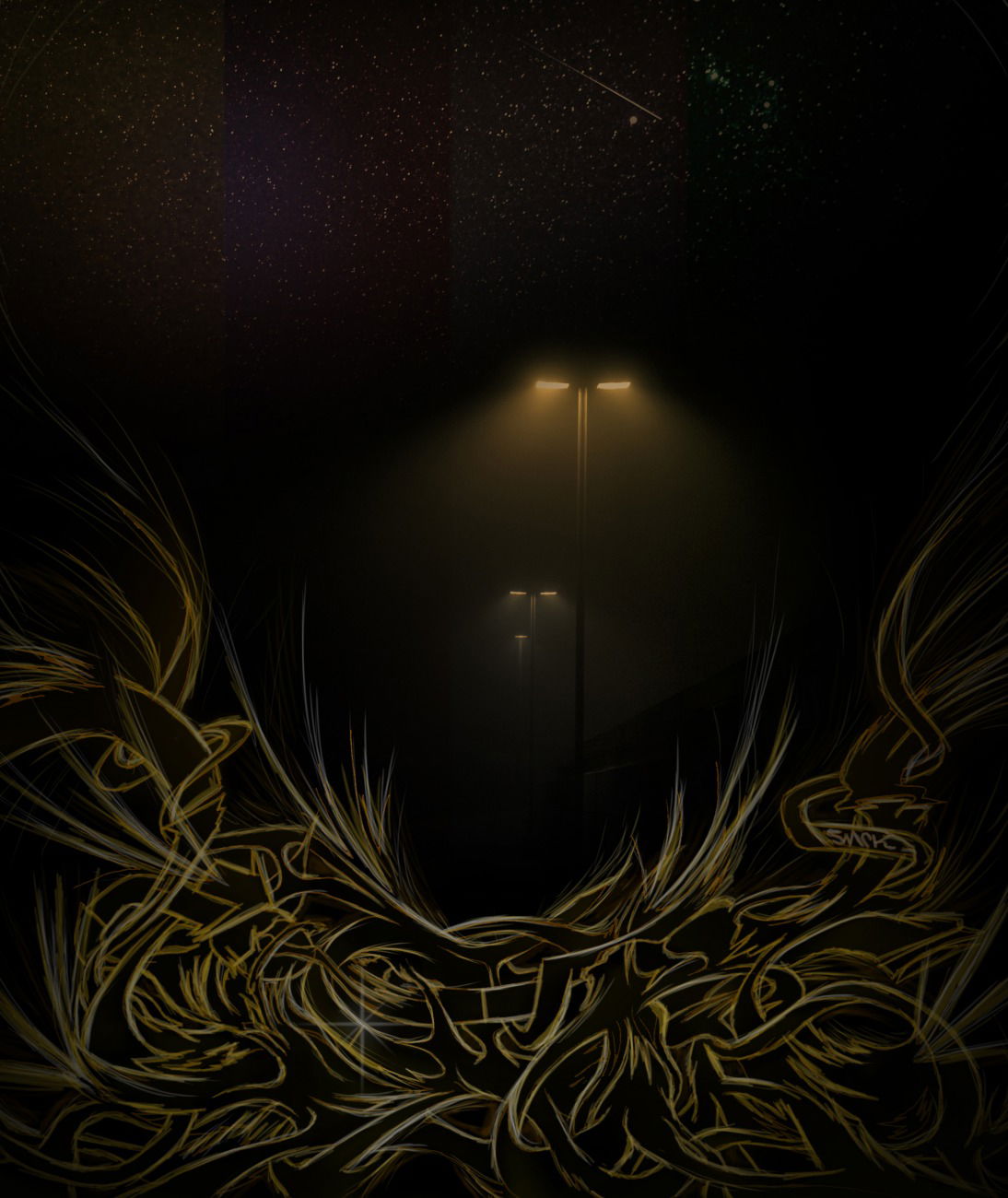 Graffiti Sketch - Photo by SMCK - graffiti, digital, art (2015)