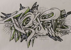 Graffiti Wall - Photo by SMCK - SMCK, graffiti, sketch (2017)