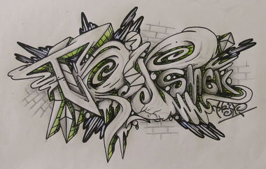 Graffiti Wall - Photo by SMCK - SMCK, graffiti, sketch (2017)