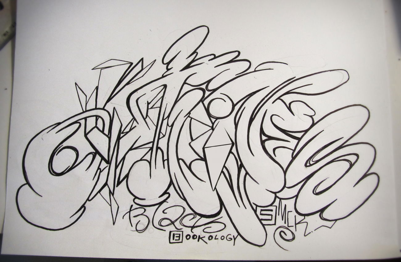 Graffiti Sketch - Photo by SMCK - new, graffiti, sketch (2018)