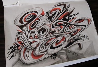 Graffiti Sketch - Photo by SMCK - graffiti, sketch, battle (2017)