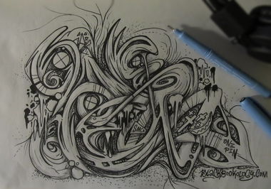 Graffiti Sketch - Photo by SMCK - graffiti, sketch, black (2017)